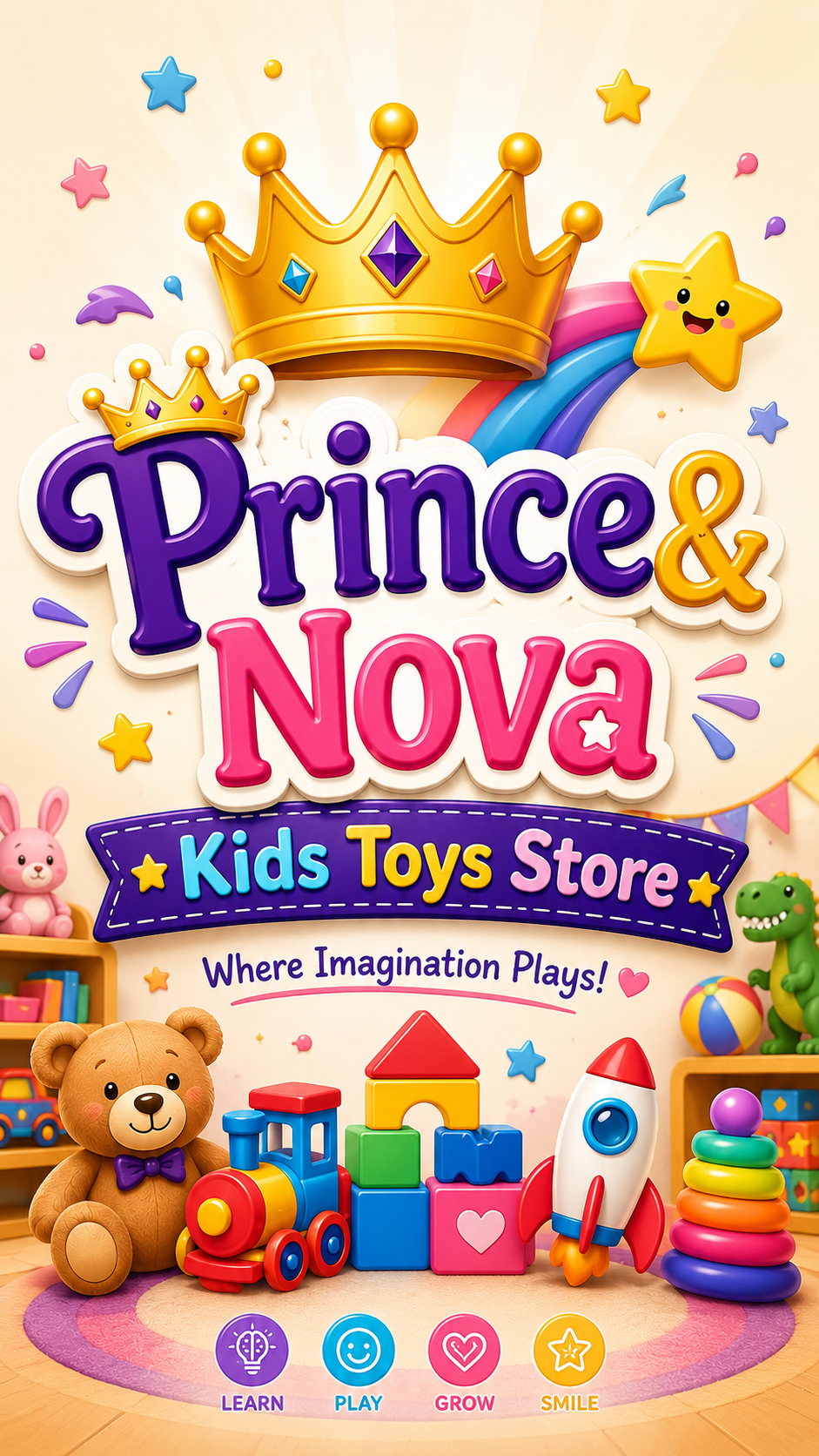 Prince & Nova Kids Toy Collection